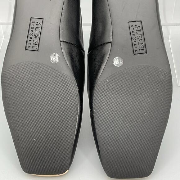 NEW Alfani Women’s Metallic Neptoon Square Toe Slip on Flats Black Size 7.5M - Picture 10 of 10